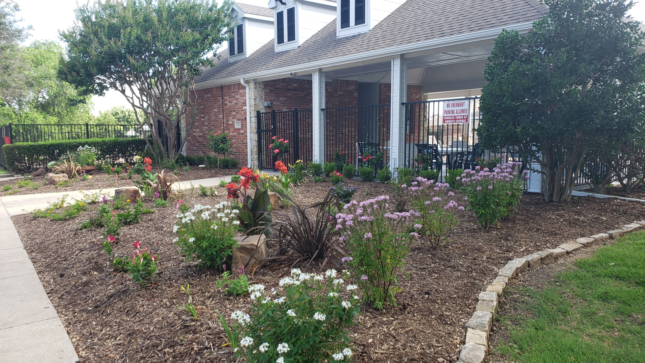 community pool cabana complex